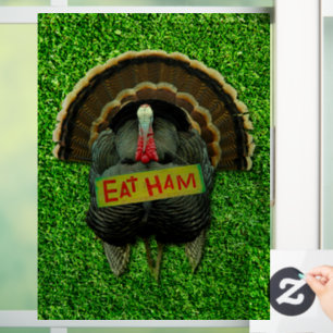 SlipperyJoe's proud turkey eat ham red wattle hang