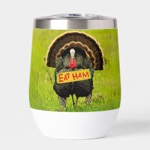SlipperyJoe's proud turkey eat ham red wattle hang