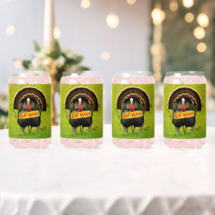 SlipperyJoe's proud turkey eat ham red wattle hang Can Glass