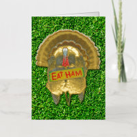 SlipperyJoe's proud turkey eat ham red wattle hang