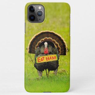 SlipperyJoe's proud turkey eat ham red wattle hang iPhone 11Pro Max Case
