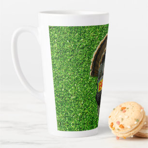 SlipperyJoe's proud turkey eat ham red wattle hang Latte Mug