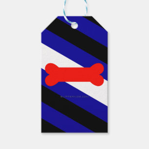SlipperyJoe's puppy play pride flag express kink i Gift Tags
