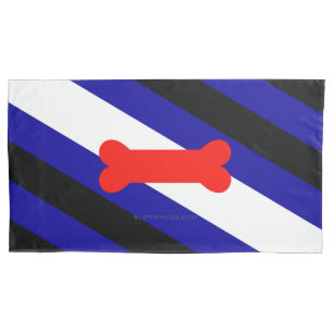 SlipperyJoe's puppy play pride flag express kink i Pillowcase