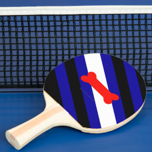 SlipperyJoe's puppy play pride flag express kink i Ping Pong Paddle
