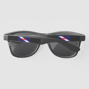 SlipperyJoe's puppy play pride flag express kink i Sunglasses