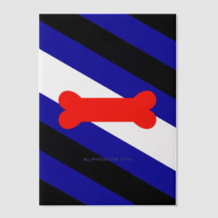 SlipperyJoe's puppy play pride flag express kink i Vellum Invitations