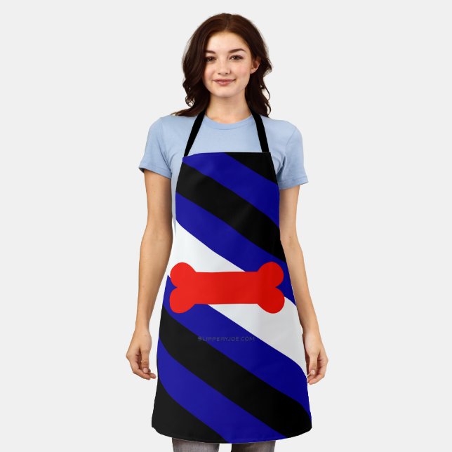 SlipperyJoe's Puppy Play Pride Flag fetishes LGBTQ Apron (Worn)