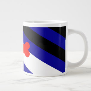 SlipperyJoe's Puppy Play Pride Flag fetishes LGBTQ Large Coffee Mug