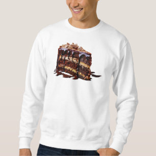 SlipperyJoe's pure chocolate cake decadence rich s Sweatshirt