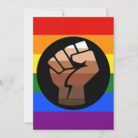 SlipperyJoe's queer people colour flag raised fist
