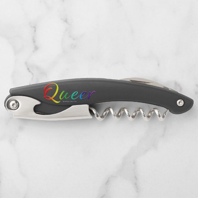 SlipperyJoe's queer single expressive word smooth  Corkscrew (Front)