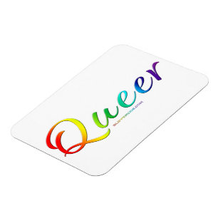 SlipperyJoe's queer single expressive word smooth Magnet