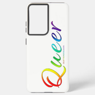 SlipperyJoe's queer single expressive word smooth  Samsung Galaxy Case
