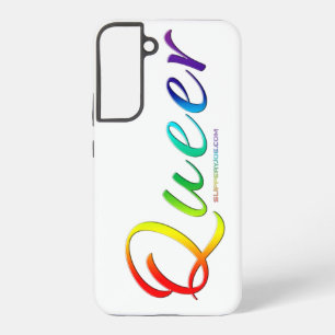 SlipperyJoe's queer single expressive word smooth  Samsung Galaxy Case