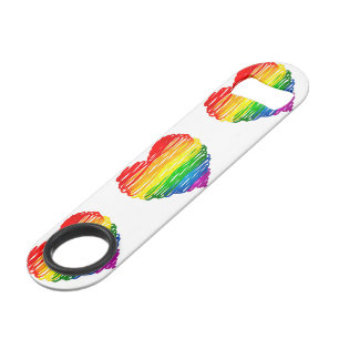 SlipperyJoe's rainbow coloured heart scribbled swi