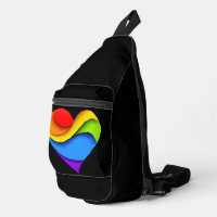 SlipperyJoe's rainbow layered heart shape red oran