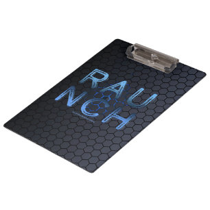 SlipperyJoe's raunch metallic large blue letters d Clipboard