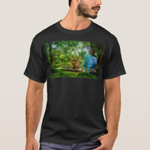 SlipperyJoe's rhinoceros lush tropical setting pri T-Shirt
