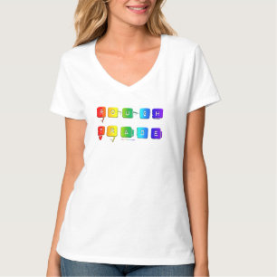 SlipperyJoe's rough trade queer pop typography sla T-Shirt