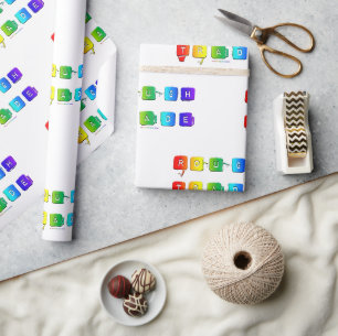 SlipperyJoe's rough trade queer pop typography sla Wrapping Paper