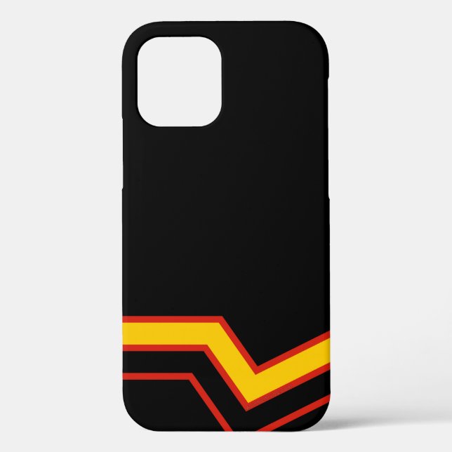 SlipperyJoe's rubber pride flag arrows chevrons st Case-Mate iPhone Case (Back)