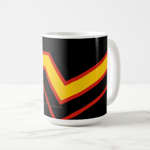 SlipperyJoe's rubber pride flag arrows chevrons st Coffee Mug