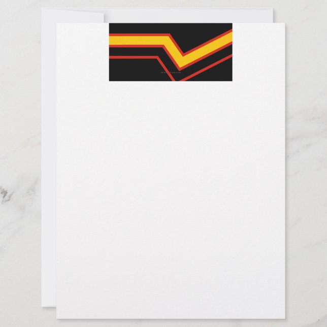 SlipperyJoe's rubber pride flag arrows chevrons st Custom Letterhead (Front)