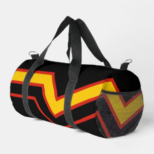 SlipperyJoe's rubber pride flag arrows chevrons st Duffle Bag