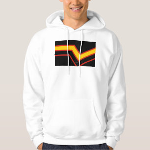 SlipperyJoe's rubber pride flag arrows chevrons st Hoodie