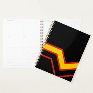 SlipperyJoe's rubber pride flag arrows chevrons st Planner