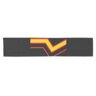 SlipperyJoe's rubber pride flag arrows chevrons st Short Table Runner