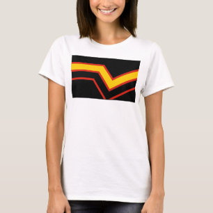 SlipperyJoe's rubber pride flag arrows chevrons st T-Shirt