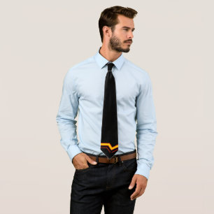 SlipperyJoe's rubber pride flag arrows chevrons st Tie
