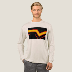 SlipperyJoe's rubber pride flag arrows chevrons st Tri-Blend Shirt