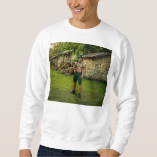 SlipperyJoe's Saint Patrick's Day festive leprecha Sweatshirt