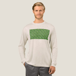 SlipperyJoe's Saint Patrick's Day four leaf clover Tri-Blend Shirt