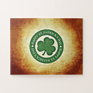 SlipperyJoe's Saint Patrick's Day glossy three lea Jigsaw Puzzle
