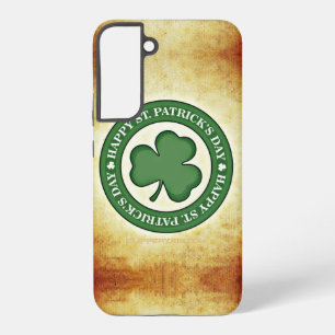 SlipperyJoe's Saint Patrick's Day green three-leaf Samsung Galaxy Case