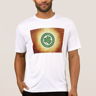 SlipperyJoe's Saint Patrick's Day green three-leaf T-Shirt