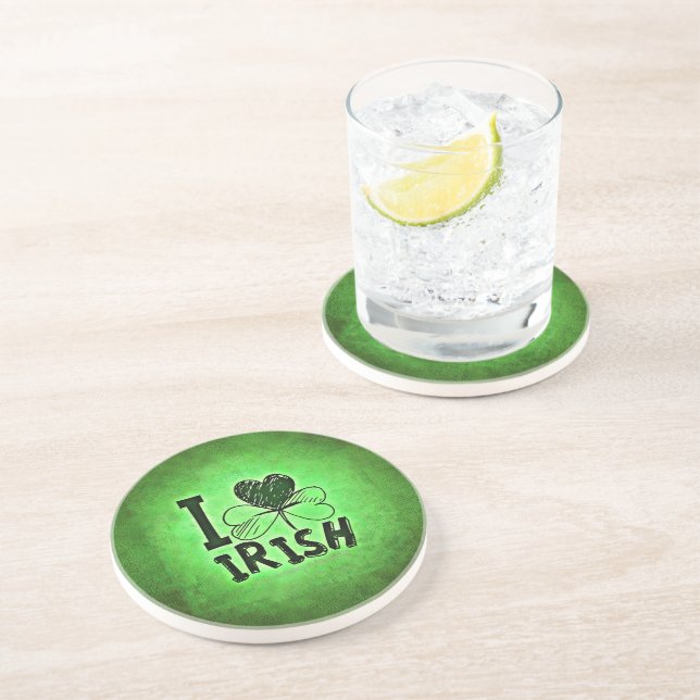SlipperyJoe's Saint Patrick's Day holiday Irish pr Coaster (Side)