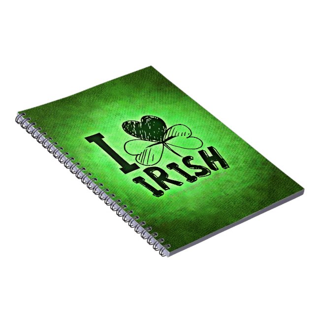 SlipperyJoe's Saint Patrick's Day holiday Irish pr Notebook (Right Side)