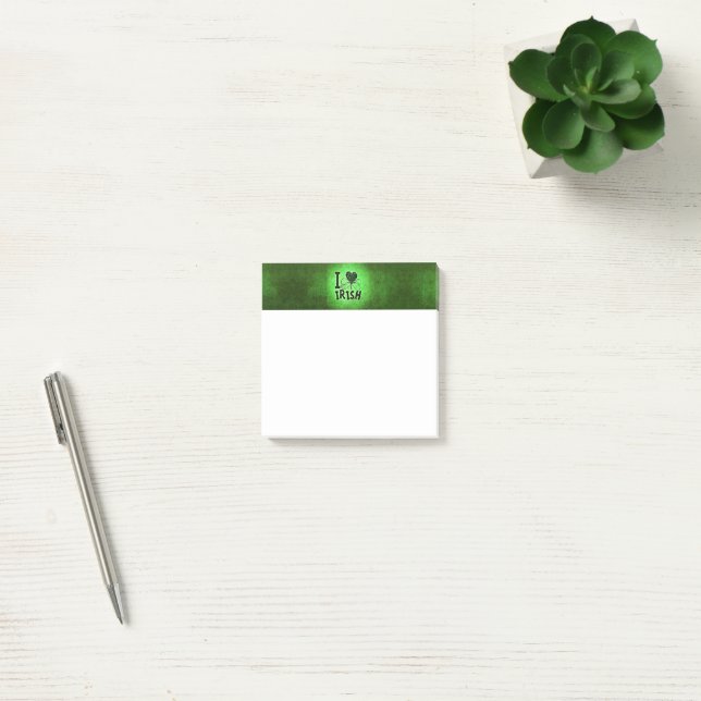 SlipperyJoe's Saint Patrick's Day holiday Irish pr Post-it Notes (Office)
