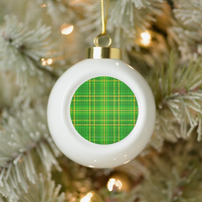 SlipperyJoe's Saint Patrick's Day Irish-inspired r Ceramic Ball Christmas Ornament (Tree)