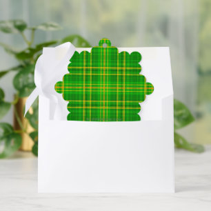 SlipperyJoe's Saint Patrick's Day Irish-inspired r Tree Decoration Card