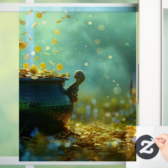 SlipperyJoe's Saint Patrick's Day large ornate pot (Home)