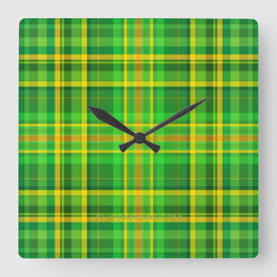 SlipperyJoe's Saint Patrick's Day LGBTQIA green-ye Square Wall Clock