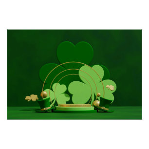 SlipperyJoe's Saint Patrick's Day LGBTQIA three-le Poster