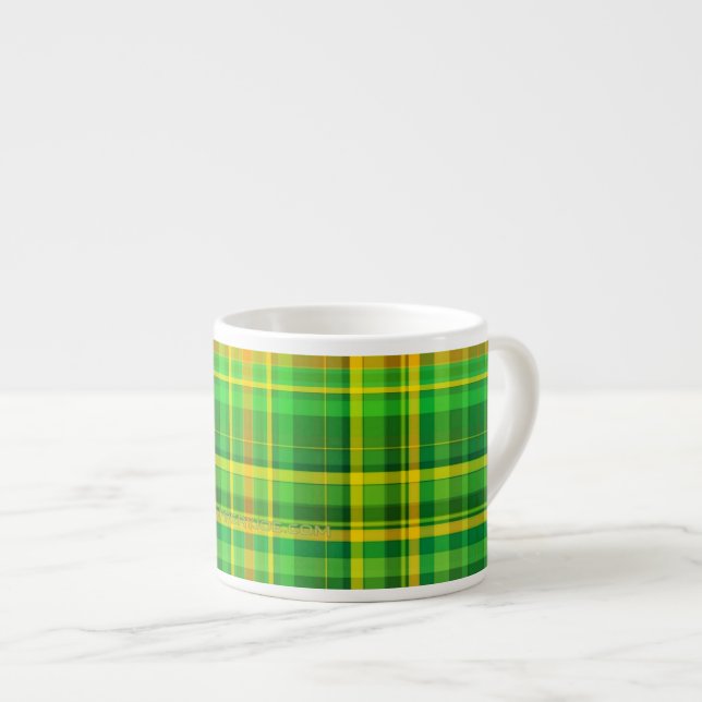 SlipperyJoe's Saint Patrick's Day reminiscent Iris Espresso Cup (Front Right)