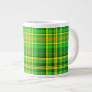 SlipperyJoe's Saint Patrick's Day reminiscent Iris Large Coffee Mug